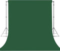 Dark Green Photography Backdrop for Photoshoot, Photo Backdrop Curtain, Perfect Dark Green Backdrops for Party Portrait Photoshoots Video Studio 8FTx10FT