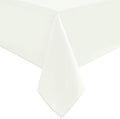 Hiasan Ivory Tablecloth Square - Waterproof and Spillproof Washable Fabric Table Cloth for Card Tables, 54 x 54 Inch