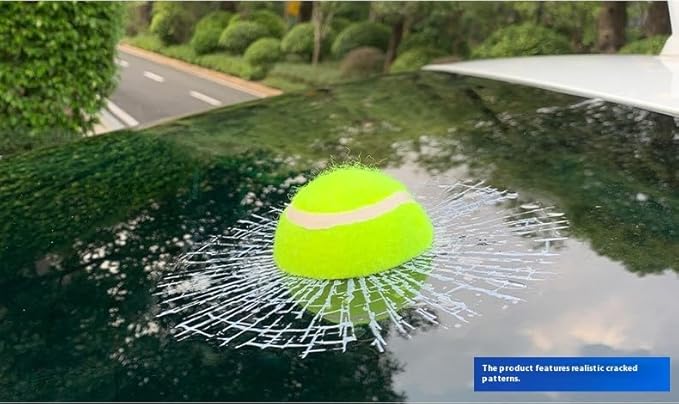 Car 3D elf Ball car Sticker, car Window Funny Creative Decorative Sticker(18cmx18cmx3cm) (Basketball)