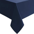 Hiasan Waterproof Tablecloth Rectangle - Washable Fabric Table Cloth for Dining Room Kitchen Birthday Party and Outdoor Use, Navy Blue, 54 x 108 Inch