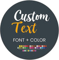 Custom Stickers for Weddings, Birthdays & Businesses - Personalized Labels with Your Logo - Waterproof, Fade and Heat Resistant - Pack of 100-1000 (Custom Text, 3.5 Inch)
