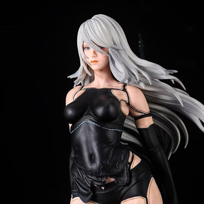 A2yorha Action Figure Anime Game Girl Figure No.2 Type A Interchangeable Head Model PVC A2automata Figurine Handmade Statue Collectible Gifts 48CM