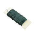 HAHIYO 22Gauge Green Flexible Metal Floral Wire - 1 Roll, 38 Yards (115 Feet) for Crafts, Christmas Wreaths, Tree & Flower Arrangement, Wedding DIY