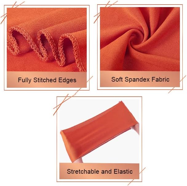 VDS Pack of 50 PCS | Pink | Spandex Chair Sashes Bows Without Buckle | Stretch Elastic Banquet Universal Folding Chair Band Tie with for Wedding Party Conference Celebration Event Decoration