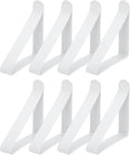 uxcell 8 Pack Tablecloth Clips, Stainless Steel Table Cloth Cover Clamps, 2.56" x 2.68" Windproof Holder Clips for Home Party Picnic Wedding Camping Dining Tables, White