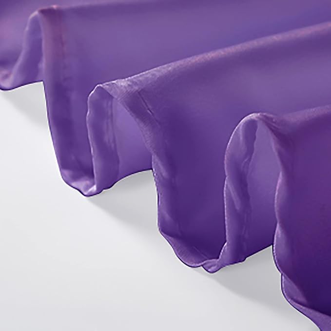 60 inch Round Tablecloth Washable Polyester Table Cloth Decorative Table Cover for Wedding Party Dining Banquet（60 inch,Purple）