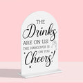 Wedding Decorations for Reception Ceremony, Wedding White Acrylic Table Sign for Marriage Parties Anniversaries Reception Cafe Hotel Party Bar Business Event