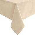 Hiasan Square Tablecloth - Waterproof and Spillproof Washable Fabric Table Cloth for Dining Room Kitchen, Beige, 70 x 70 Inch