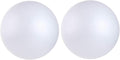 2PCS 7.9 Inch White Foam Balls Polystyrene Craft Balls Foam Balls for Art, Craft, Household, School Projects and Christmas Easter Party Decorations