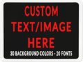 Custom Sign Personalized Custom Metal Sign, Customize For Office, Business, Workplace, Office, Home, Delivery Signs 12x18