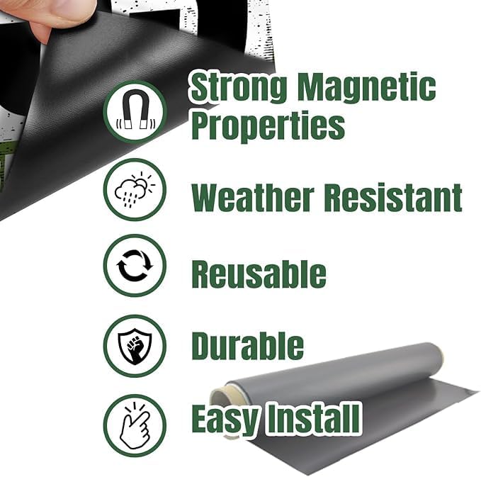KETABAO – 12" Original Shape Magnetic Photo Frames for Refrigerators, Storage Cabinets and Cars – Customized Gifts for Office and Home
