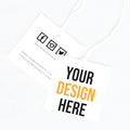 200 Pcs Custom Hang Tags,Personalized Your Logo Photo and Text Design Price Tags Jewelry Labels (Gift Tag Rope)