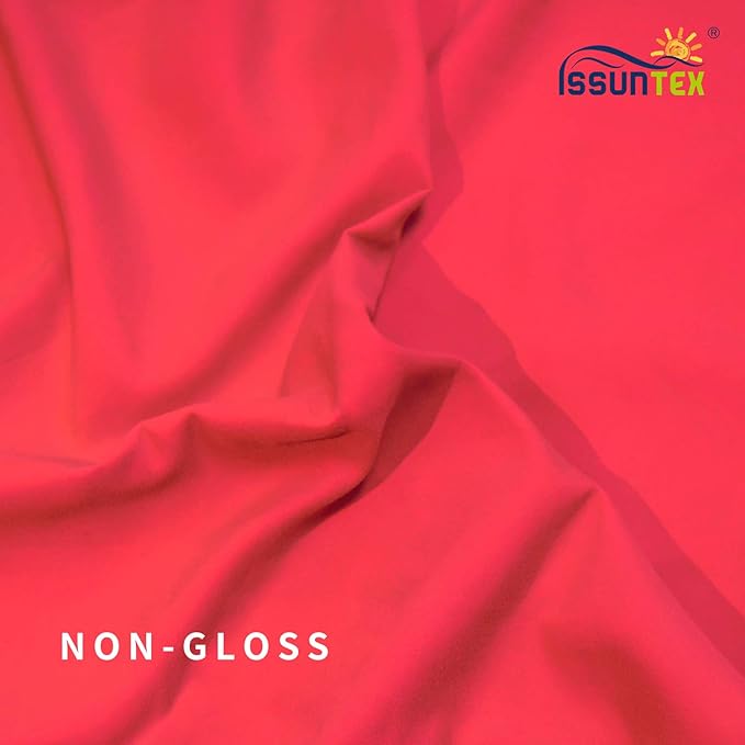 ISSUNTEX 5X7 ft Background Muslin Backdrop, Photo Studio, Collapsible High Density Screen for Video Photography and Television-Red