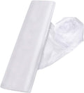 Crystal Organza Tulle Sheer Fabric Backdrop Curtains for Wedding Baby Shower Birthday Party Event Decor, 19” by 30 Yard (White)