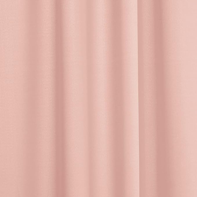 AK TRADING CO. 10 feet x 10 feet Polyester Backdrop Drapes Curtains Panels with Rod Pockets - Wedding Ceremony Party Home Window Decorations - Blush Pink (DRAPE-5x10-BLUSH) (Pack of 24)