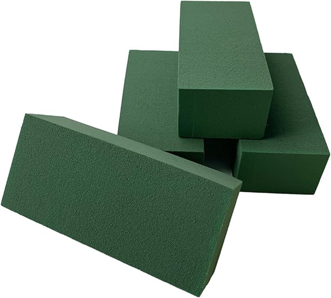 Mindful Design 6-Pack Floral Foam Blocks Dry & Wet for Fresh and Artificial Flowers, 7.8” L x 3.5” W x 2.4” H – Ideal for Weddings, Birthdays, Home, Office, and Garden Decor