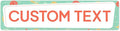 Custom Sign, Custom Street Sign, 11 Font Colors, 13 Font Styles, 4 Hole Options, 22 Sizes, 3x12 Inches, Rust Free DiBound, Fade Resistant, Made in USA by My Sign Center (Mid-Century Modern 2)