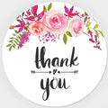 Custom Stickers for Weddings, Birthdays & Businesses - Personalized Labels with Your Logo - Waterproof, Fade and Heat Resistant - Pack of 100-1000 (Wreath H, 2.5 Inch)