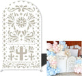 Mexico Theme Arch Stand Covers Fiesta Wedding Party Elastic Fabric Background Birthday Baptismx Baby Shower Decor Props (120x220cm(W48''H86''),G-3742)