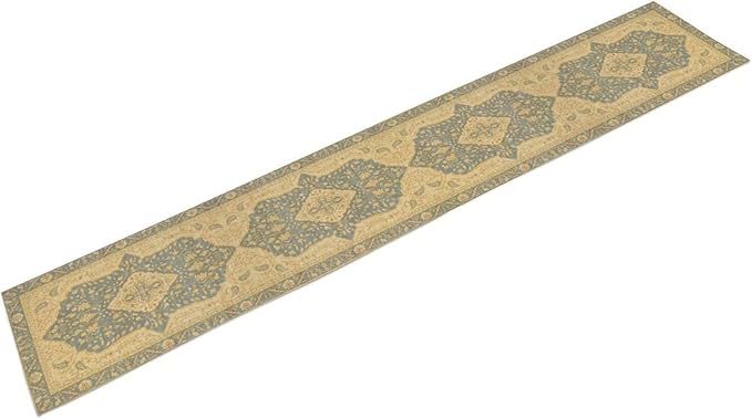 Boho Table Runner,Vintage Geometric Traditional Textured Rustic Farmhouse Bohemia for Home Farmhouse Kitchen Table Dining Coffee Room Garden Party Wedding Decor 13x90in
