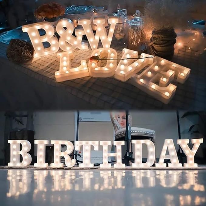 MUMUXI Marquee Light Up Letters | Large Light Up Numbers | Battery Powered and Bright with Every Letter of The Alphabet | for Wedding, Birthday, Party, Celebration, Christmas or Home Decoration (Z)