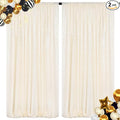 ShiDianYi Sequin Backdrop Ivory 2 Panels 4FTx10FT Backdrop for Photograph Sequin Photo Backdrop for Birthday Sparkle Wedding Backdrop Glitter Backdrop Background