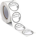 Zonon 600 Pieces Drink Stickers for Cups, Water Bottles, Blank Drink Labels This Belongs to Stickers for Wedding Reception, Birthday Party, Holiday Party, Custom Blank Cup Name Tags