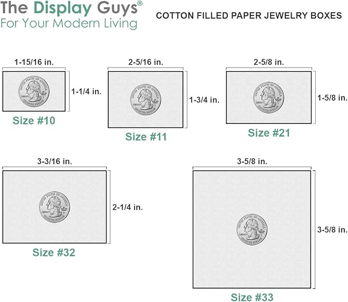 TheDisplayGuys - 25-Pack #53 Kraft Paper Cardboard Gift Boxes/Jewelry Cases w. Cotton Padding & Lid - Marigold - (5.4" x 3.9" x 1.0")