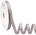 Ribbli Silver Satin Ribbon Double Faced Satin 1/2 Inch x Continuous 100 Yards-Silver Ribbon for Gift Wrapping Crafts Wedding Decoration Bows Bouquet Floral Arrangement