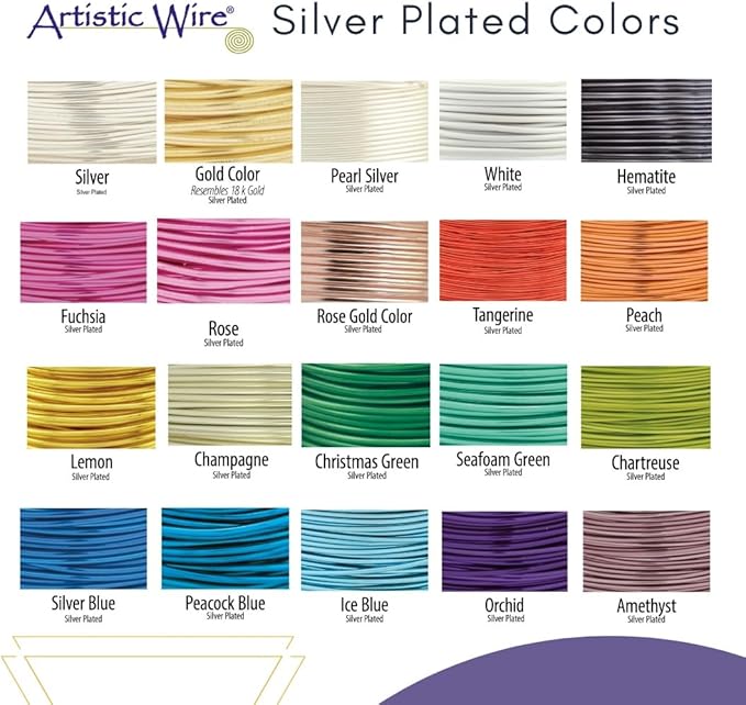 Artistic Wire, 26 Gauge Tarnish Resistant Colored Copper Craft Wire, Black, 30 yd