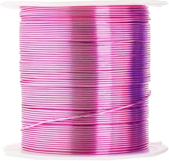 Mandala Crafts 16 Gauge Anodized Aluminum Craft Wire for Jewelry Making - 400 FT Colored Flexible Pastel Wire - Bendable for Bonsai Armature Crafting Sculpting