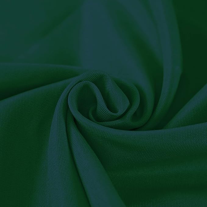 Rectangle Tablecloth 60x120 inch Washable Polyester Fabric Table Cloth for Wedding Party Dining Banquet Decoration（60x120, Hunter）