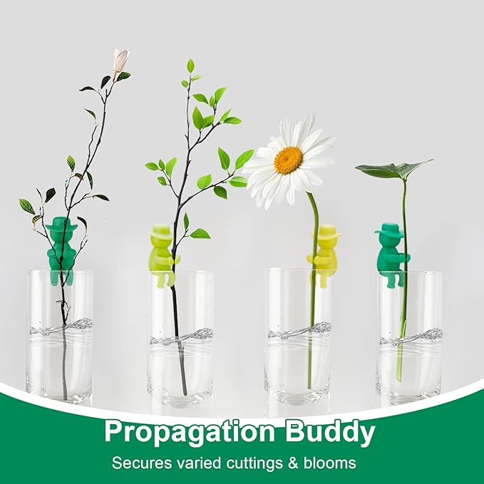 3 Pcs Plant Propagation Buddy, Propagated Plant Holders for Sprouts, Stems & Shoots and cuttings, Sturdy Support for Indoor Plants & Propagation Station Use, Ideal Gifts for Plants Lovers