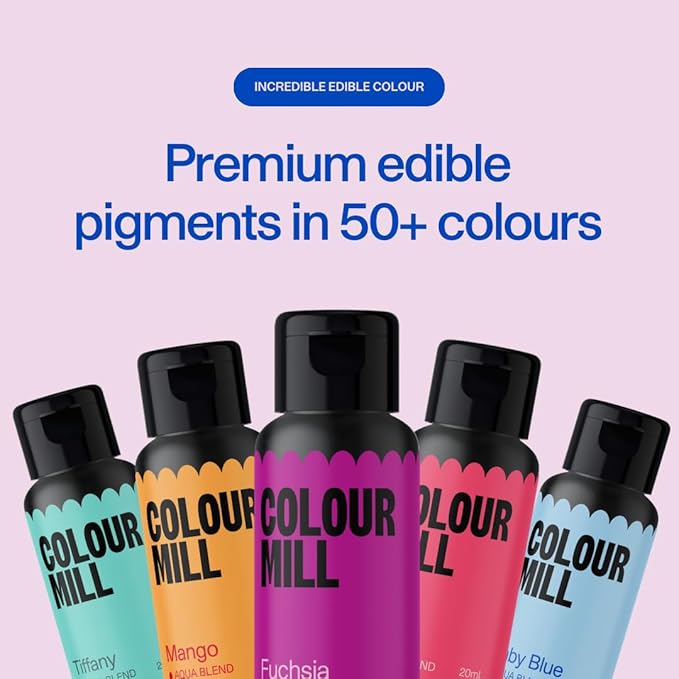 Colour Mill Aqua Blend Water-Based Food Coloring, 20 Milliliters Mustard - Gold