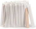 500pcs Individually Wrapped Coffee Stirrers Wood - 7" Coffee Stir Sticks, Round End Disposable coffee stirrer, For Coffee, Cocktail and Hot Drinks