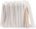 1000pcs Individually Wrapped Coffee Stirrers Wood - 5.5" Coffee Stir Sticks, Round End Disposable coffee stirrer, For Coffee, Cocktail and Hot Drinks