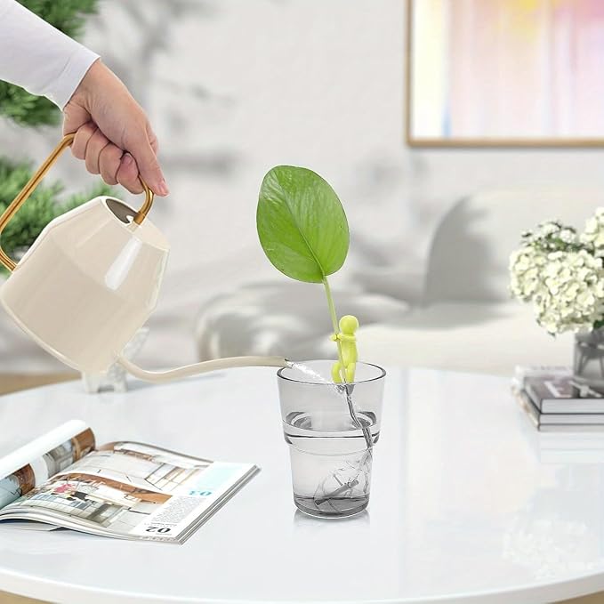 24-pcs Plant Propagation Buddy, Plant Cutting Holder for Stems, Sprouts and Shoots, Plant Propagation Friends for an Indoor Garden or a Plant Propagation Station (24, Green)