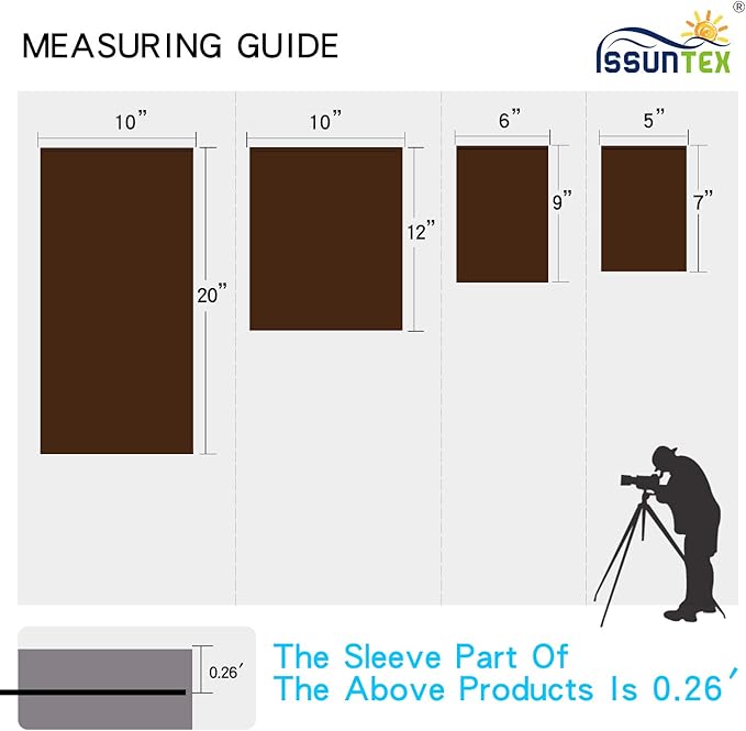 ISSUNTEX 5X7 ft/1.5X2.1 Meters Brown Background Photo Backdrop, Photo Studio, Collapsible High Density Screen for Video Photography and Television