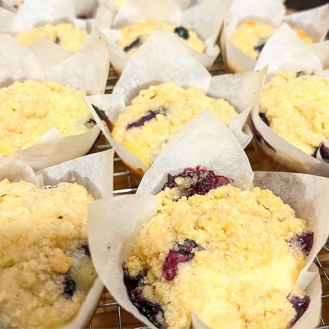 150-Pack Nordic Paper Brown Tulip Muffin Liners for Baking - Odorless, Non toxic Cup, Grease-Resistant Cupcake Wrappers for All Occasions - Perfect for Weddings, Birthdays, Showers! (Brown)