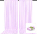 2 Panels Light Purple Backdrop Curtain, 10 x 7 Feet Background Curtains for Parties, Weddings, Baby Showers, Bachelorette Halloween, Christmas Birthday Party Photoshoot Backdrop Curtains Decorations
