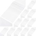 12 Pack White Satin Table Runner 12 x 108 inch Long Premium Smooth Table Runner for Wedding, Banquets, Birthday, Party, Graduation, Engagements,Table Runners fit Rectangle and Round Table