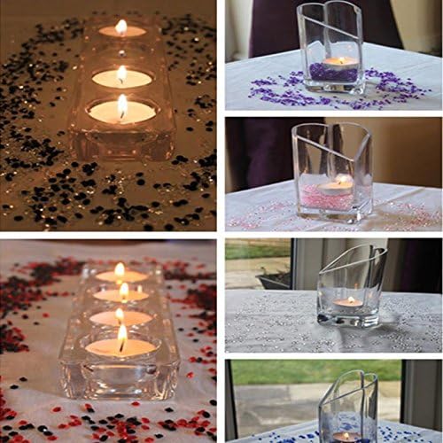 10000 pcs/Pack Wedding Table Scatter Confetti Crystals Acrylic Diamonds Vase Fillers 4.5 mm Rhinestones for Wedding, Bridal Shower, Vase Beads Decorations (Red)