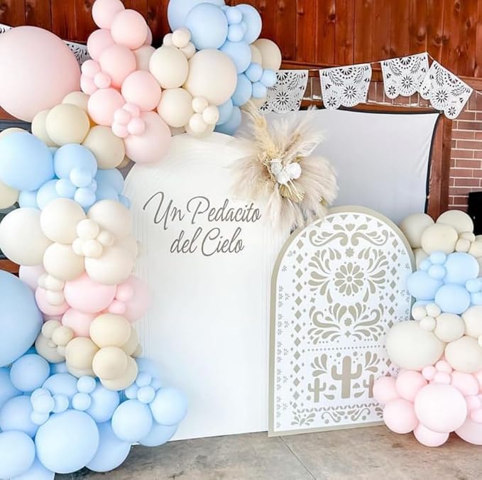 Mexico Theme Arch Stand Covers Fiesta Wedding Party Elastic Fabric Background Birthday Baptismx Baby Shower Decor Props (Customized,G-3742)