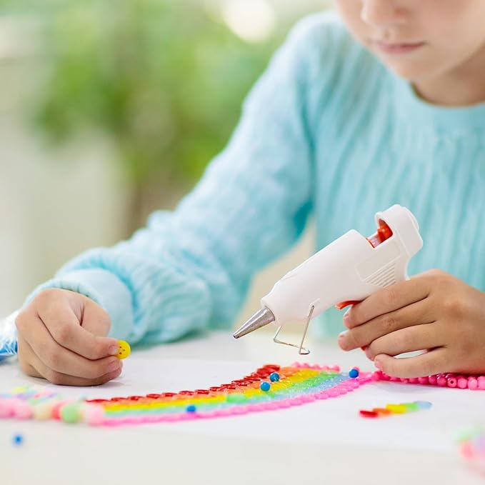 HARFINGTON 10pcs Hot Glue Sticks 0.28" Dia x 5.91" Long EVA Mini Hot Melt Adhesive Glue Stick for Hot Melt Gun Wood Plastic Glass Flowers Fabrics Foam, Pink