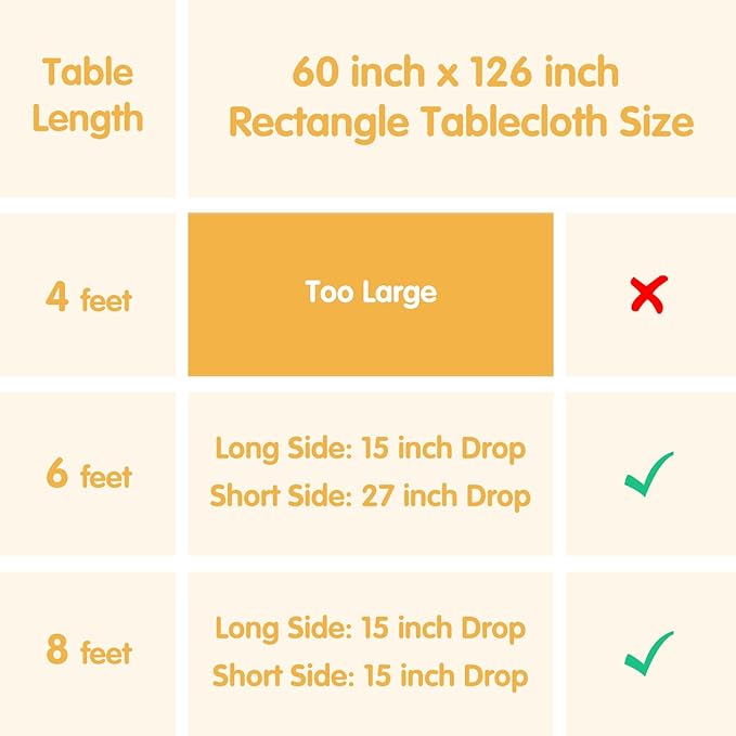 BRILLMAX 10 Pack Lavender Tablecloths for 8 Foot Rectangle Tables 60 x 126 Inch - 8ft Rectangular Bulk Linen Polyester Fabric Washable Cloth Cover for Wedding Reception Banquet Birthday Party