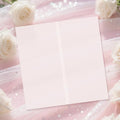 30 Pack Pre-Folded Vellum Jackets for 6x6 Invitations, Translucent Vellum Paper 6x6 Jackets, 100GSM Wedding Invitations Wraps, Envelope Liners for Birthdays, Baby Showers