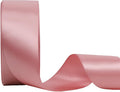 LaRibbons 1 1/2 Inch 25 Yard Double Faced Satin Ribbon,Dust Pink Satin Craft Fabric Ribbon for Gift Wrapping Floral Bouquets Wedding Party Decoration