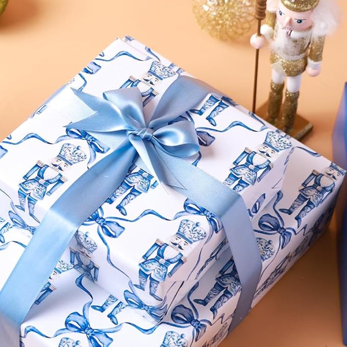 LaRibbons 1 Inch 50 Yard Double Faced Satin Ribbon,Light Blue Satin Craft Fabric Ribbon for Gift Wrapping Floral Bouquets Wedding Party Decoration