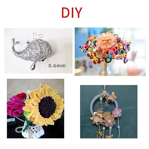 76Yards 26Gauge Black Metal Floral Wire Flexible Paddle Florist Garden Wire for Flower Arrangement,Crafts,Christmas Wreaths Tree,Garland.