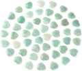 Gerrii 50 Pcs Heart Healing Stone Bulk Quartz Heart Inspirational Stones Gift for Women Love Pocket Polished Natural Energy Balancing Meditation 0.8 Inch(Green)